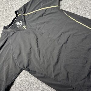 Virus Mens Compression Shirt  Black Action Sport Performance Energy Series SZ XL
